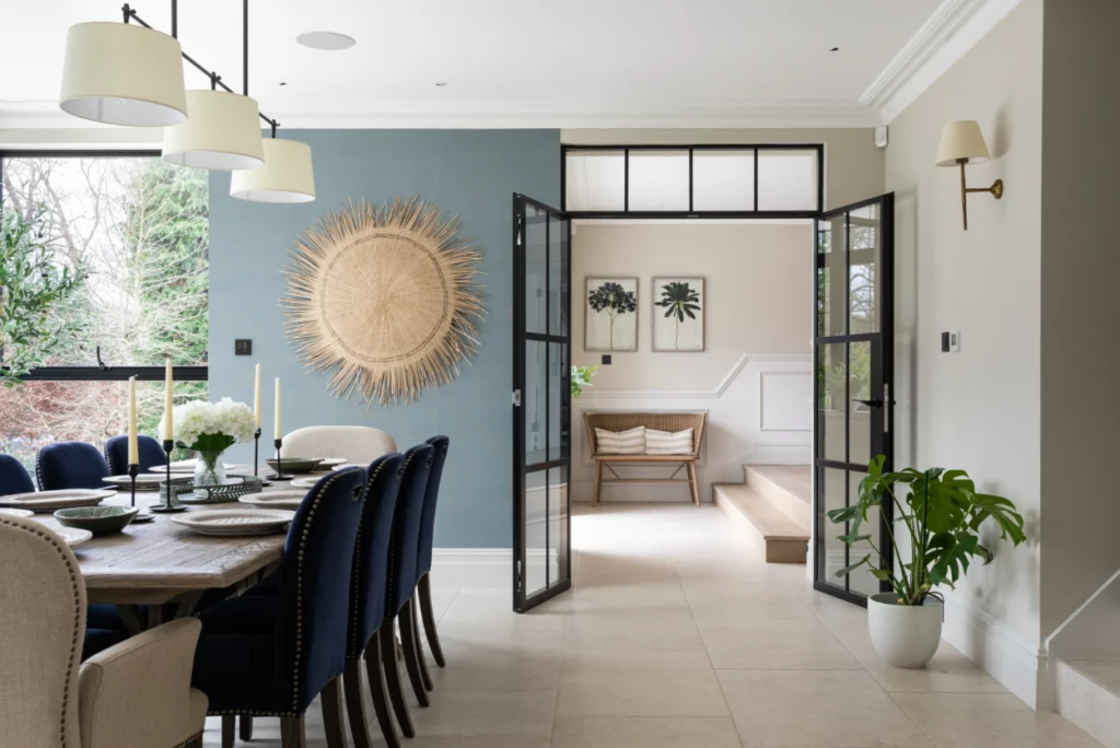 Dining room in Modern Home in Surrey