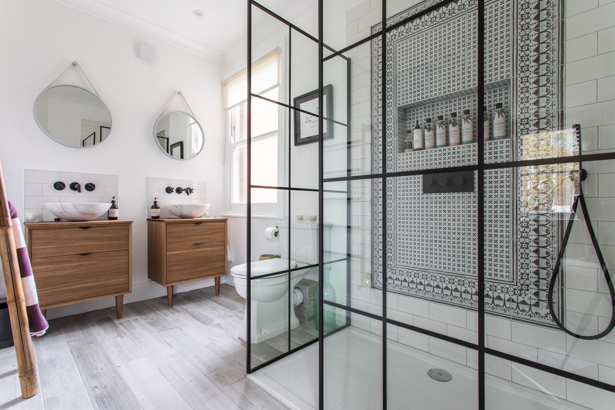 Stunning bathroom in London townhouse